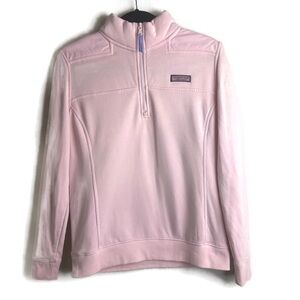 Vineyard Vines Pink Zip Up Sweatshirt Jacket Size Small